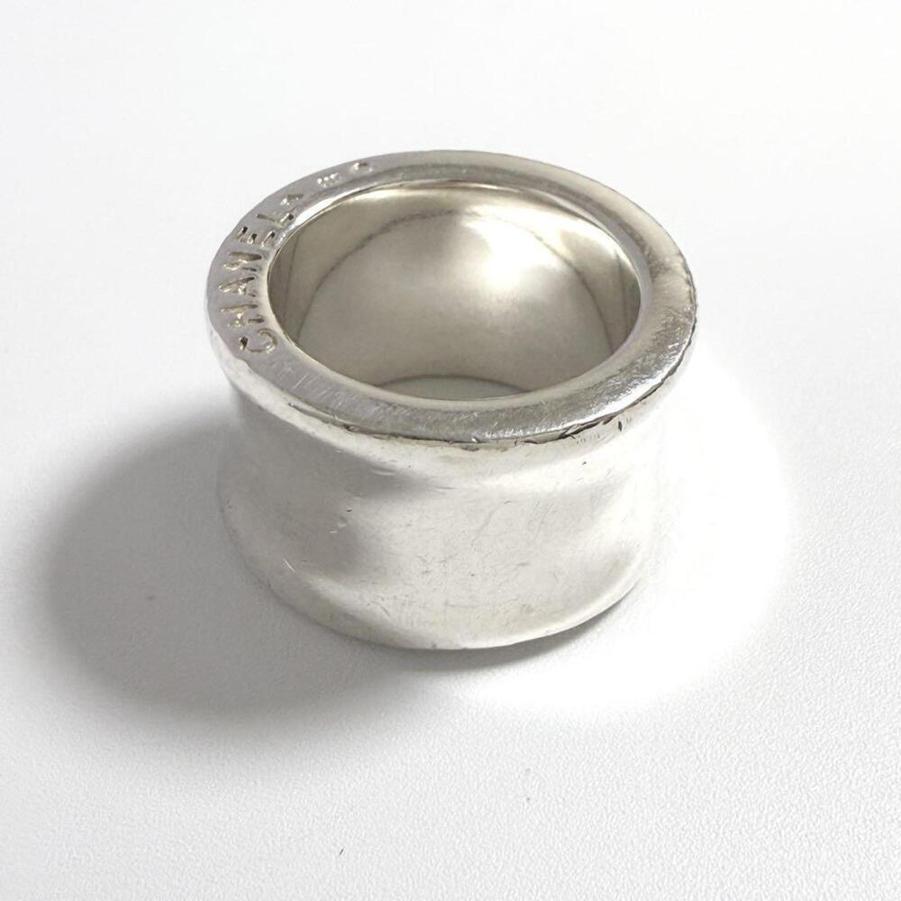 CHANEL Authentic Vintage Silver Ring - Picture 3 of 10
